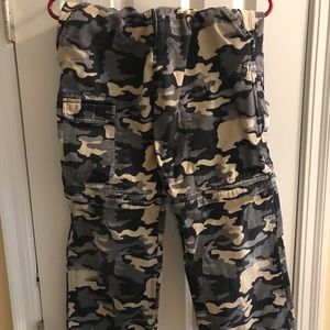 Unzip Camo Pants/Shorts